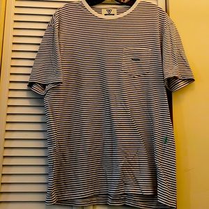 Vissla grey/white striped tee